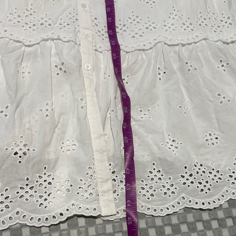 A Pea in the Pod White Eyelet Maxi Dress - Picture 9 of 10